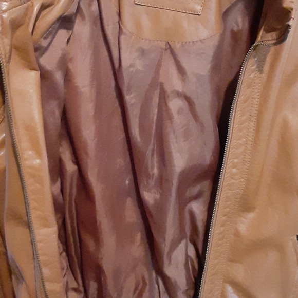Womens Pleather Jacket - Picture 3 of 8